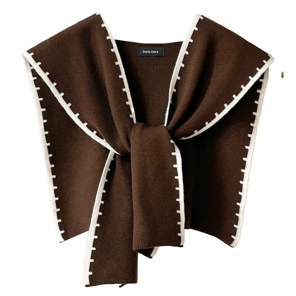 1987 Knitted Shawl Wraps For Women Chic Sweater Cardigan Cashmere Scarf